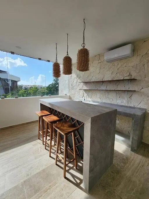 Moderno Departamento Ecochic En Aldea Zama Tulum Apartment 0*,  Mexico